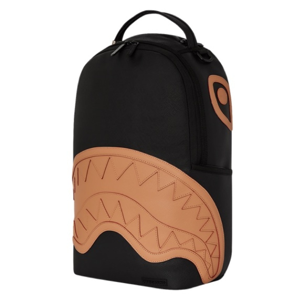 Sprayground‎ Grand Tourer Backpack Black/Tan Shark Limited Edition NWT/NEW!!